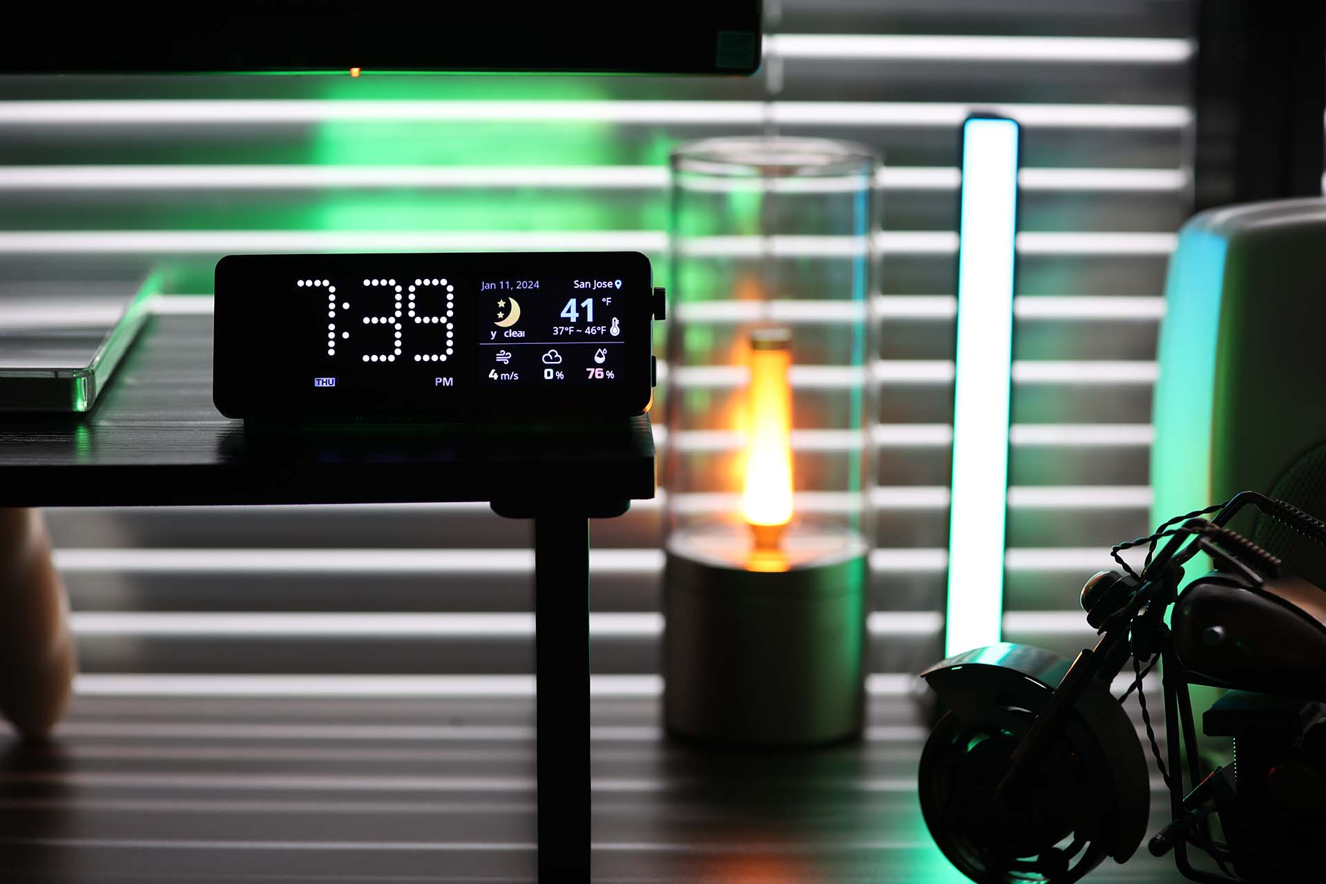 Mini Dock clock weather